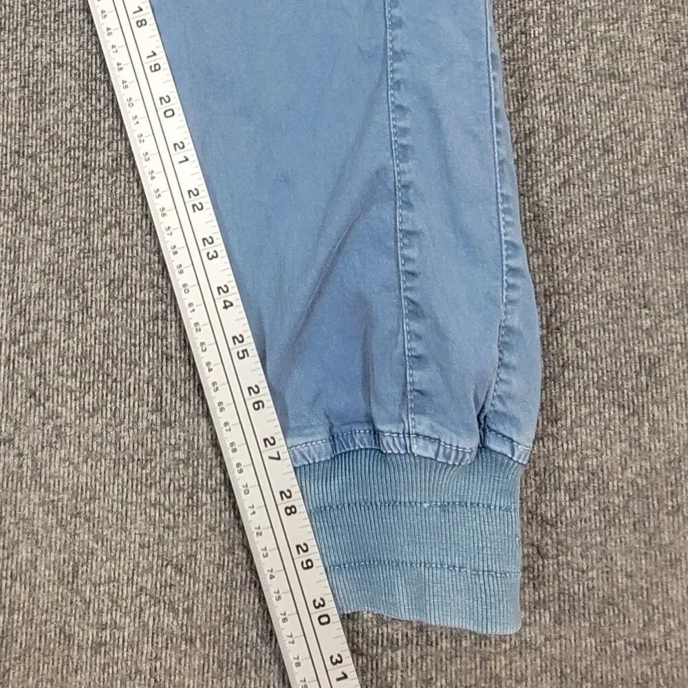 American Eagle Jogger Pants Mens LT Blue Light Wash Active Flex 37x30